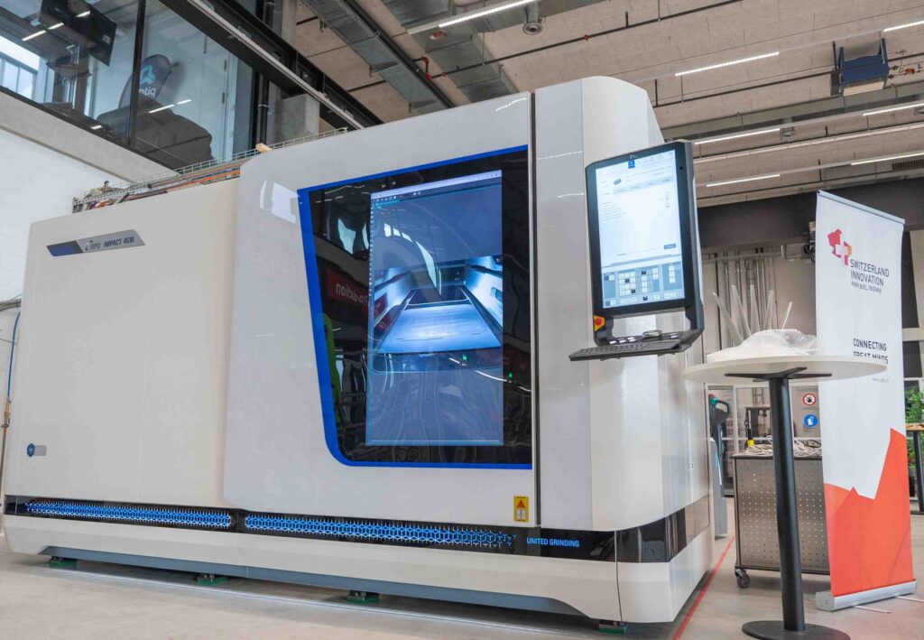 The IMPACT 4530 is the first industrial additive machine tool “Made in Switzerland” for the production of metal components. (Image: IRPD)